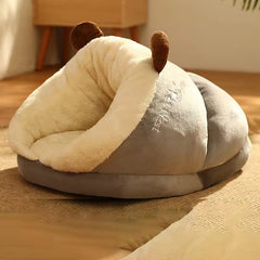 Pet House Dog Bed Cat Sleep Bag for Dog Cute Slippers Warm Small Dog Kennel Bed Breathable Shaped Foldable Washable